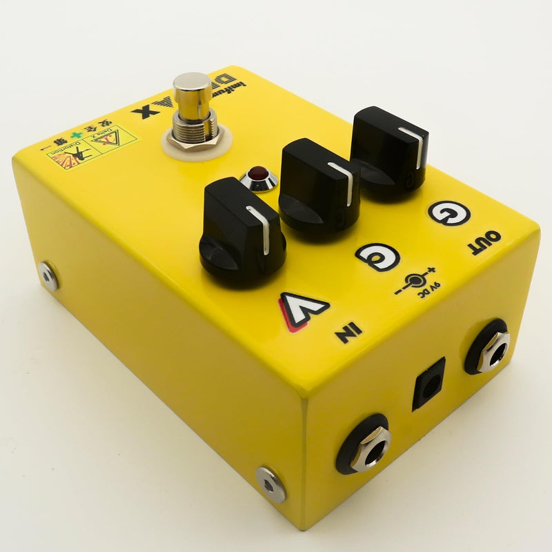 [AUSTRALIA] - Hand-made distortion Guitar Pedal Distortion+ PEDAL True Bypass, DC 9V, Pedal for Electric Guitar yellow 