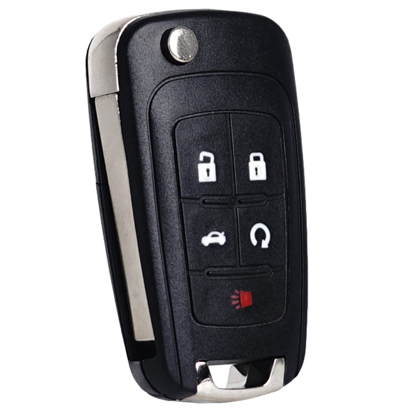 Key Fob Replacement Fits for Chevy Cruze Equinox Camaro Impala Malibu Sonic Buick Regal Verano Encore Lacrosse GMC Terrain 2010-2021 OHT01060512 Keyless Entry Remote Control 13504199 Pack of 2 5BTN