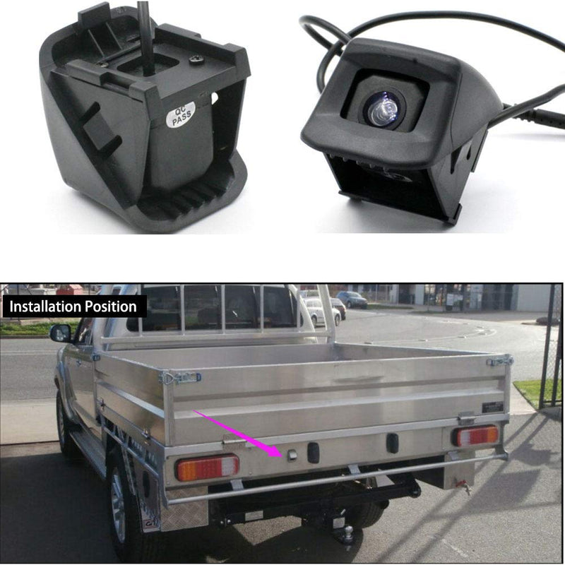 Car Backup Camera,Night Vision Rear View Camera,170° Wide View Angel Reverse Camera Replacement for Toyota Hilux AN10 AN20 AN30 2004-2015/Hilux AN120 AN130 2015-2017