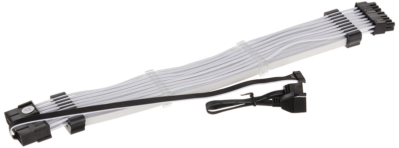 LIAN LI PW8-V2 ADDRESSABLE RGB STRIMER Plus 8-PIN, white STRIMER PLUS V1