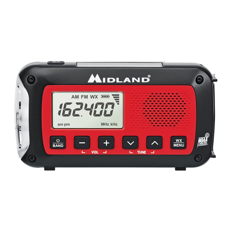 Midland ER40 Emergency Crank Weather Alert Radio w/Flashlight