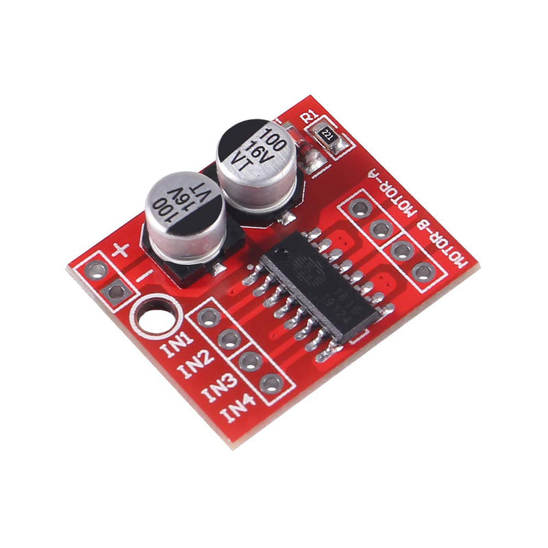 Organizer 10pcs 1.5A 2 Way DC Motor Driver Module Speed Dual H-Bridge Replace Stepper L298N (Mini Controller Board)
