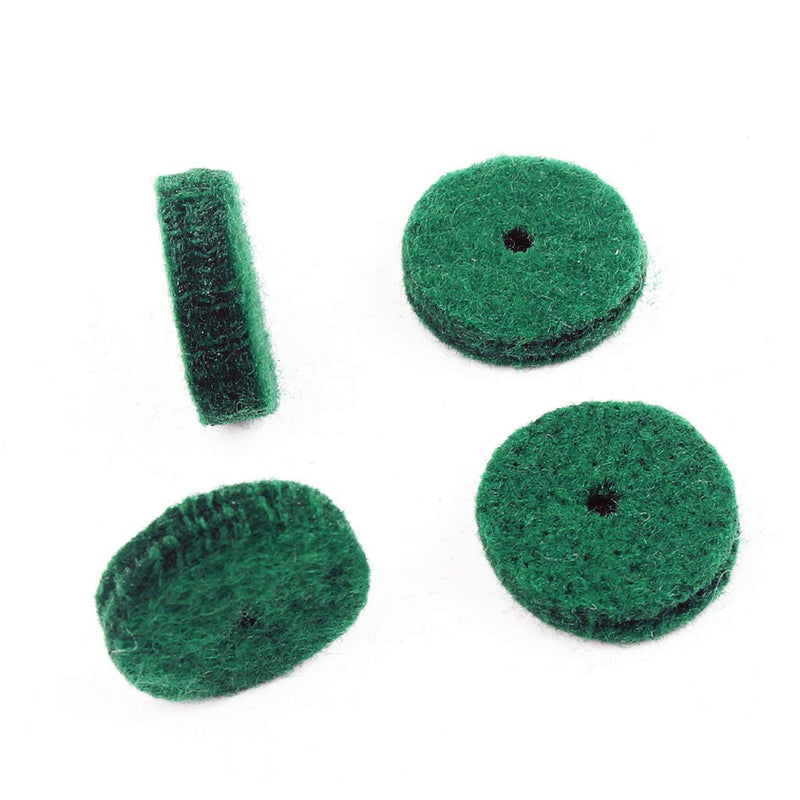 Alnicov 22MM Piano Felt Front Rail Regulating Punchings Green Keyboard Balance Washers Repair Parts Pack of 90