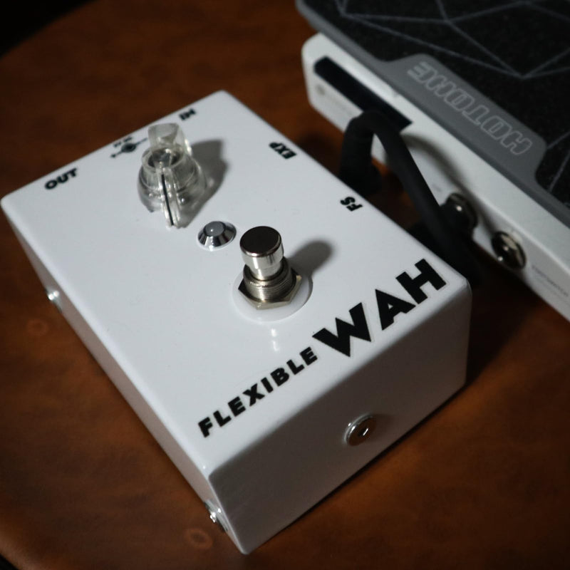 Hand-made Wah Pedal, multi-function wah pedal with EXP/FS Jack, True Bypass, DC 9V, Pedal for Electric Guitar White
