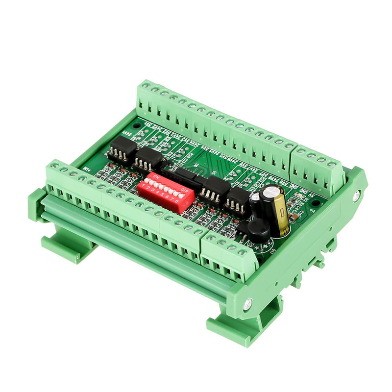 Hilitand 10MHz 8 Channel NPN/PNP to NPN 5V/24V Rectangular Signal Conversion Level Converter Module