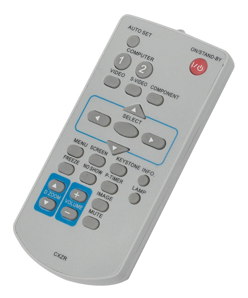 CXZR Replaced Remote fit for Sanyo Projector PLC-WK2500 PLC-XC56 PLC-XD2200 PLC-XD2600 PLC-XK2200 PLC-XK2600 PLC-XK3010 PLC-XR201 PLC-XR251 PLC-XR301 PLC-XU106 PLC-XU106K PLC-XU300 PLC-XU300A