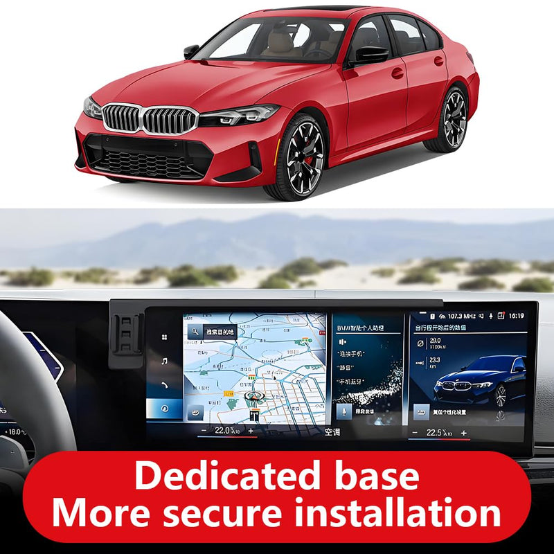 Car Phone Holder For BMW 3 Series M3 2023 2024 2025 2026 , 4 Series M4 2024-2026，I4 2022 -2026 Auto Accessories Navigation Bracket Interior Screen Decoration dash board Mobile Cell Phone Mount case