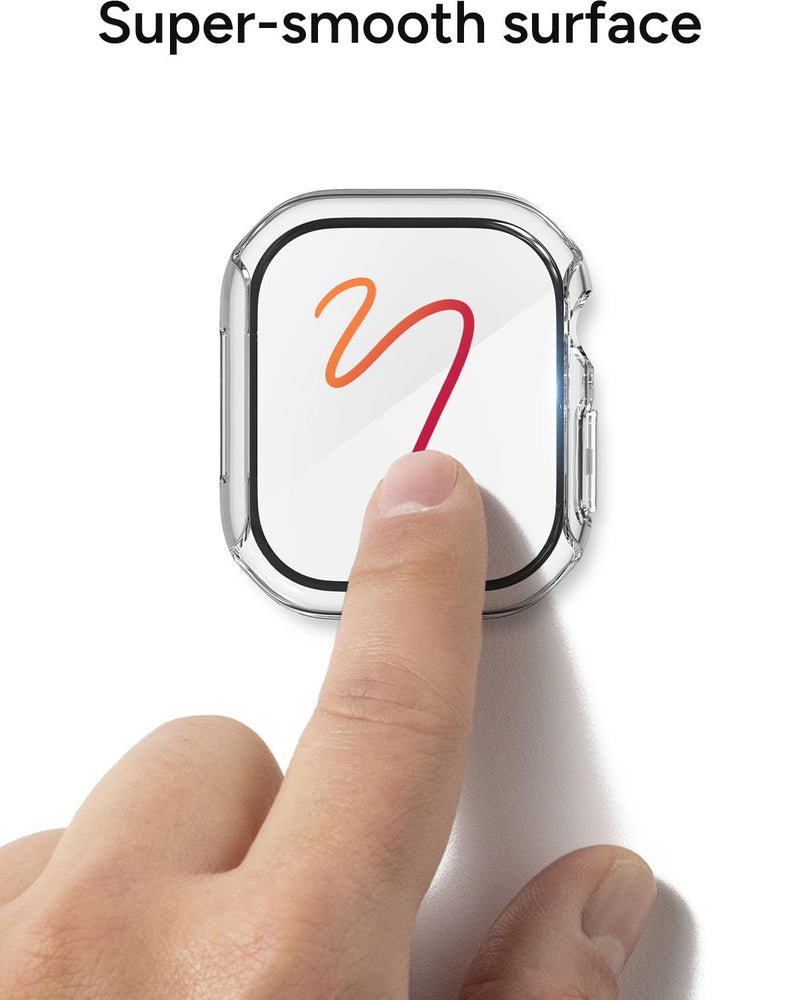 ZAGG Glass 360 Screen Protector for Apple Watch Series 11/10, Watch Size: 46mm, Integrated Bumper, 5X Stronger Impact Protection, Scratch-Resistant, Eco-Friendly Materials Apple Watch 10 46mm
