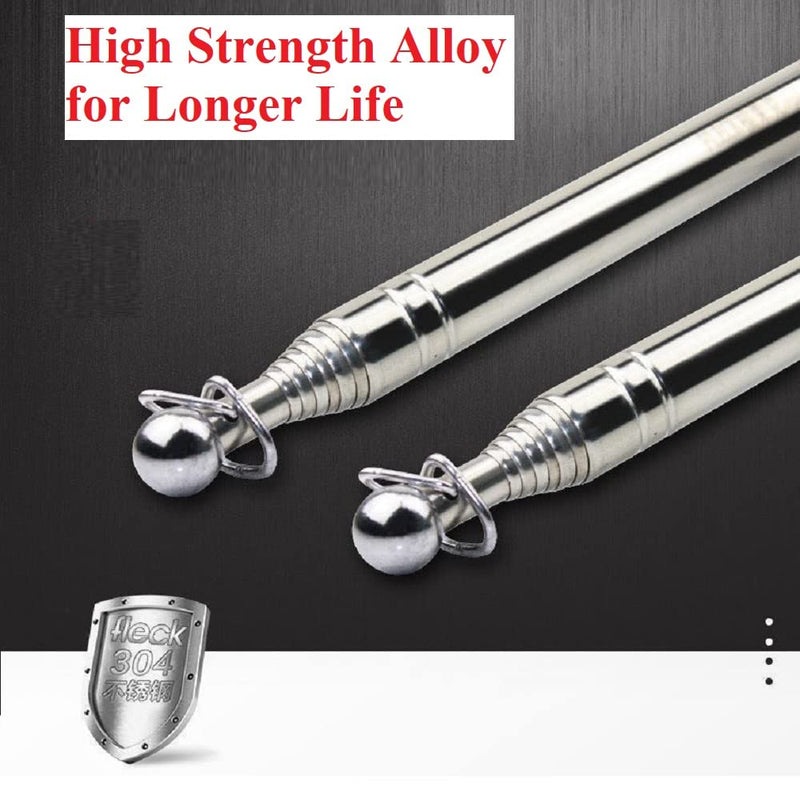 Othmro 2pcs Telescopic Teachers Pointer,Teachers Pointer Stick, Extendable Hand Pointer Retractable Classroom Whiteboard Pointer Extendable for Teachers, Guides, Coach Extend to 39.4"
