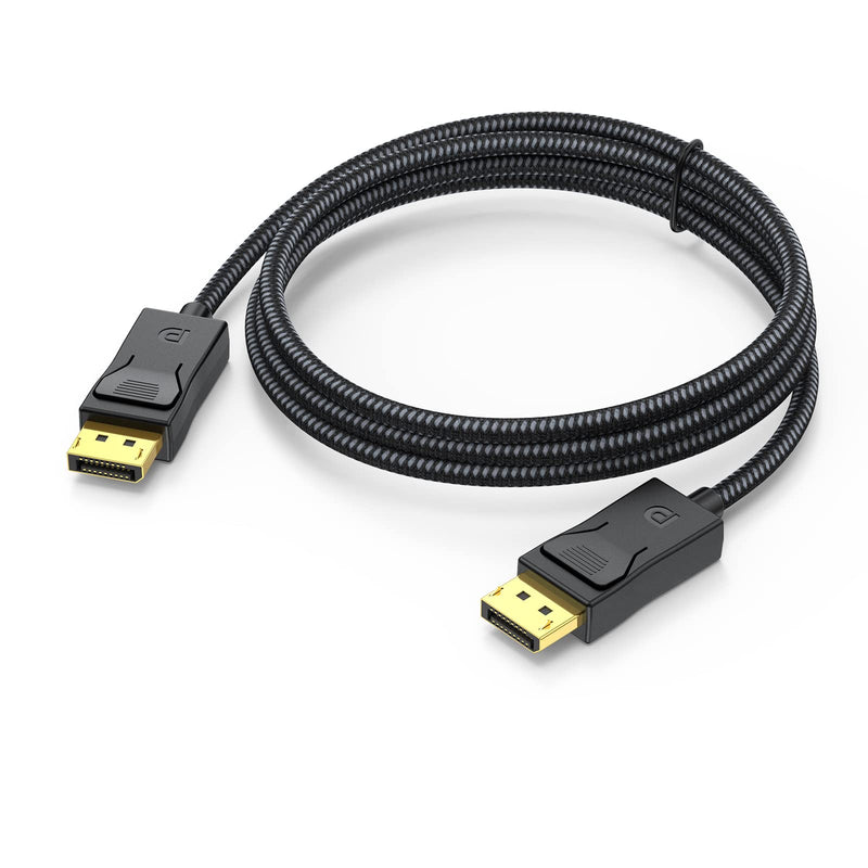 Display Port Cable 6 feet 10 Pack, DP DisplayPort Cable 1.2 [4K@70Hz, 2K@180Hz, 1080P@180Hz] High Speed Cord for Monitor Compatible with Sceptre Dell Acer AOC LG and More