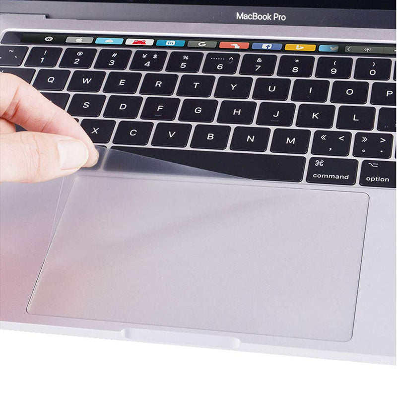 [2PCS] TrackPad Protector for 2020-2022 MacBook Pro 13 Inch A2338 M2 M1 A2289 A2251 Track Pad Cover Skin for 2020 MacBook Pro 13.3 A2338 A2289 A2251 with Touch Bar Touch ID Laptop Accessories, Clear