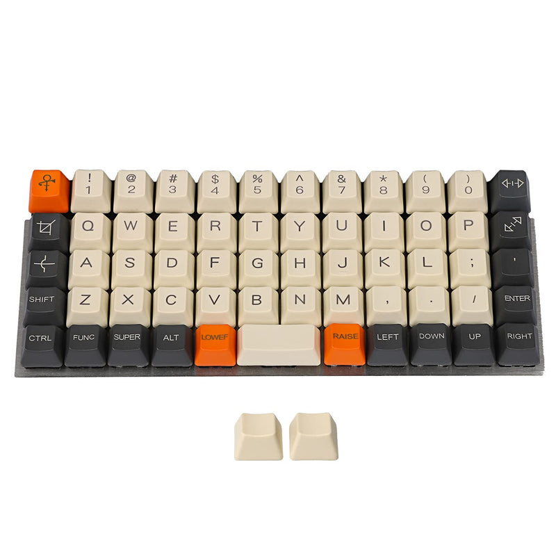 YMDK Carbon Laser-Etched Top Print OEM Keycap 1.5mm PBT for MX Switches Planck Niu40 Preonic Keyboard (Top Printed)(Only Keycap) Carbon Top Print