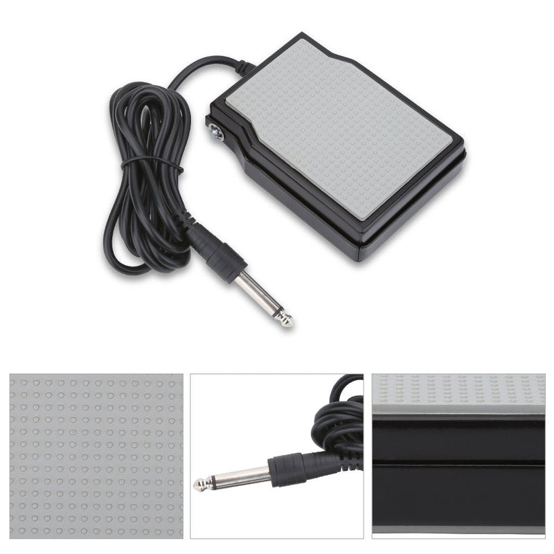 Keyboard Damper, Electronic Keyboard Sustain Pedal for Piano Accessory (White)