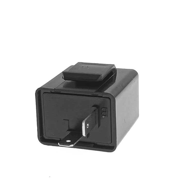 JZK 12V 2 Pin LED Motorcycle Load Indicator - Turn Signal Blinker Relay with Fix Electronic Control