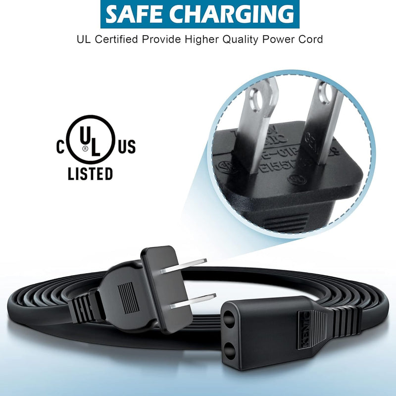 [AUSTRALIA] - PwrON Compatible AC Power Cord Lead Cable Replacement for Jensen CD-475 Portable CD Player AM/FM Stereo Radio 