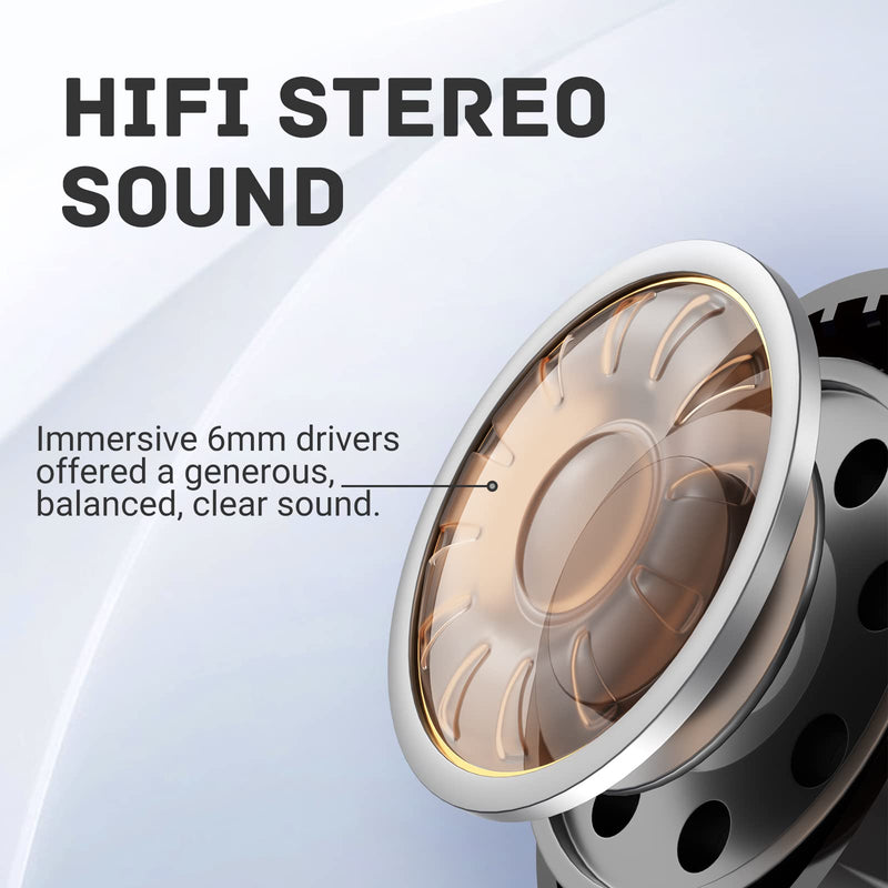 for Samsung Galaxy S23 S4 S25+ Ultra Bluetooth 5.3 Headphones 3D Stereo with Earhook, 40H Touch Control Over Ear Headphones, IP7 Waterproof Earphones Built-in Mic for Running Workout Sport