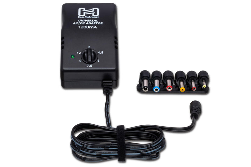 Hosa ACD-477 Universal Power Adapter, Selectable up to 12 VDC 1200 mA