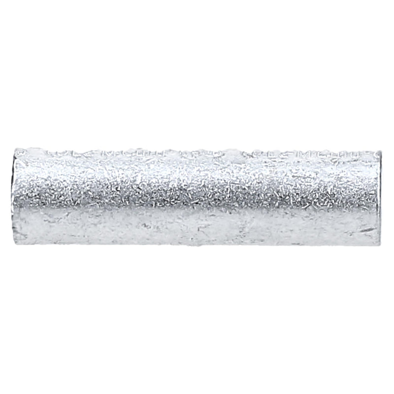 Kalitec L2-M Butt Connectors 10 mm² I Inner Diameter 4.6 mm I Length 25 mm I Crimp Connector with Centre Stop for Conductor Position and Chamfered End I Copper Annealed Tin-Plated Pack of 10