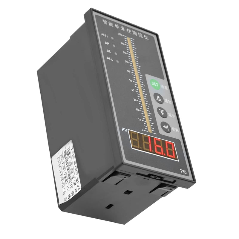 AC220V Liquid Level Indicator Intelligent Pressure Regulator, T80 4-20mA High Precision Light Column Level Indicator, Level Sensor