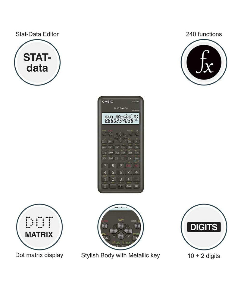 Casio FX-82MS 2nd Edition Scientific Calculator