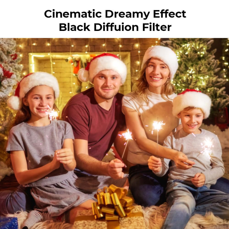 [AUSTRALIA] - K&F Concept 67mm Black Diffusion 1/4 Filter Mist Cinematic Effect Filter with 28 Multi-Layer Coatings Waterproof/Scratch Resistant for Video/Vlog/Portrait Photography Screw in 