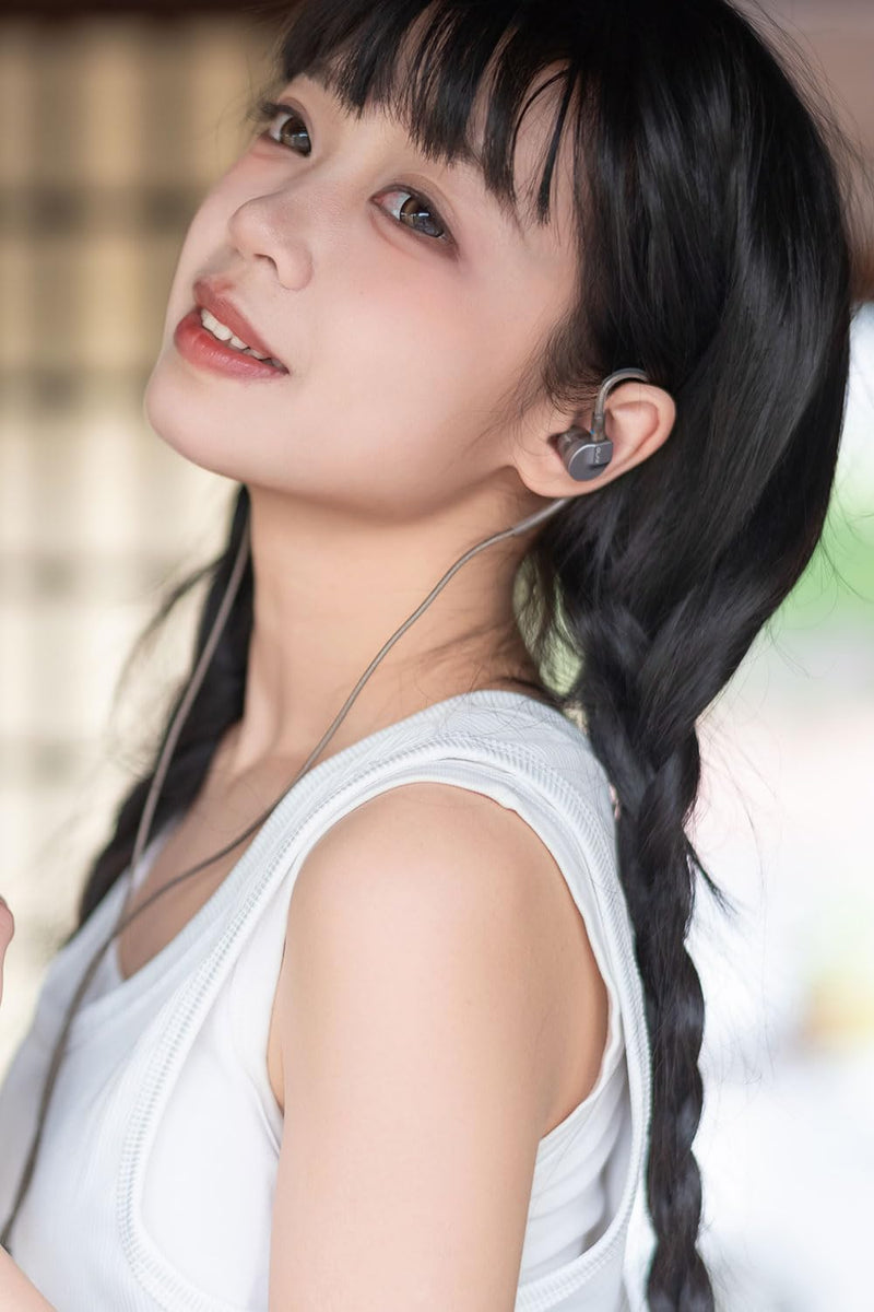 OlaⅡ1DD+1BA Hybrid Wired Earbuds, Lightweight IEM, Type C with Mic | DMT5 Dual-Magnetic-Circuit Dual-Chamber Dynamic Driver, PURE Hi BA, Coaxial Acoustic Structure, App Control, Upgraded DSP