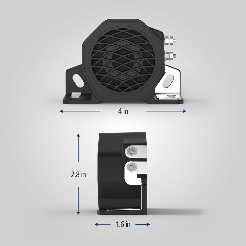 Ecco Back Up Alarm,Self-Adjusting,82 to 102dB SA950 - 1 Each