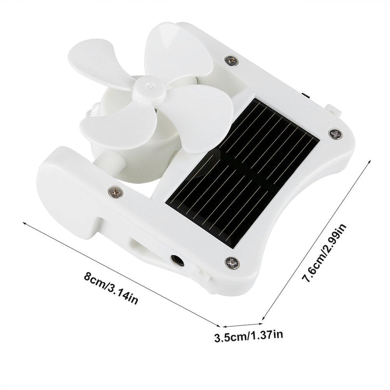 Yosoo Portable SolarFan, Solar PowerHat Clip on Mini Fan Pocket Clips Solar Hat Sport Fan USB Hanging Cooler for Indoor Ourdoor