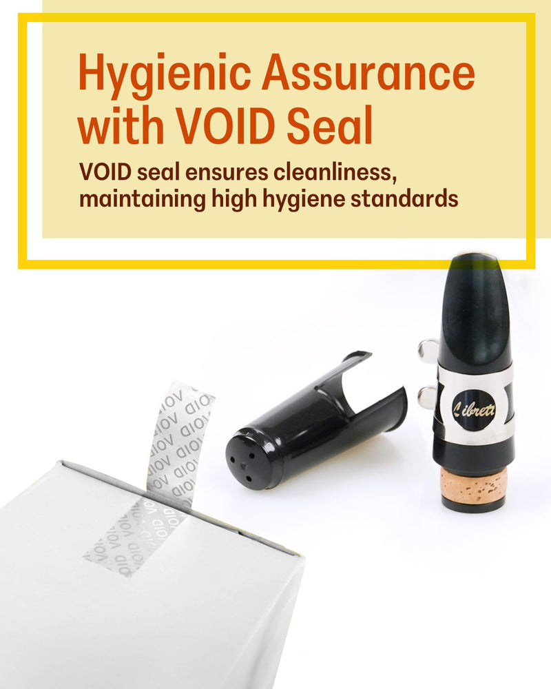 Libretto Clarinet Mouthpiece Kit, Giftable Standard Mouthpiece Set: ABS Mouthpiece, Plastic Cap, Silver Lacquered Ligature. Finely Designed for Beginner and Student.