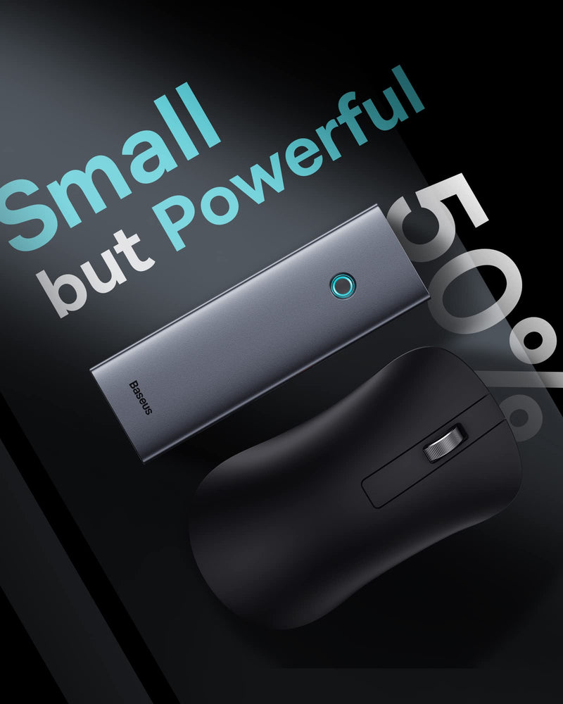 Docking Station Dual Monitor, Baseus 7 in 1 USB C Docking Station 3 Monitors, USB C HUB with 4K HDMI, 100W PD, 3 USB for iPhone 15/MacBook/Dell/HP