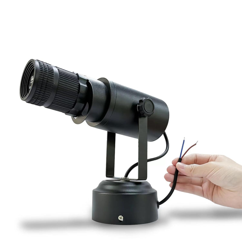 15W LED White Spot Light Led Pin Spot Manual Focus Length Adjustable with 4 Apertures, Aperture Size Adjustable(3000K) (3000k) 3000k