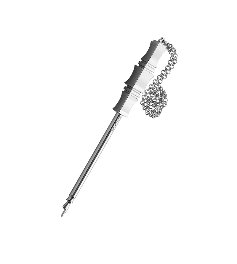 SUPER STAM Torah Book Pointer Yad Hand Pointer Silver Finish in Metal Gift Box Great bar bat Mitzvah Gift 17 cm with a 20cm Bead Charm