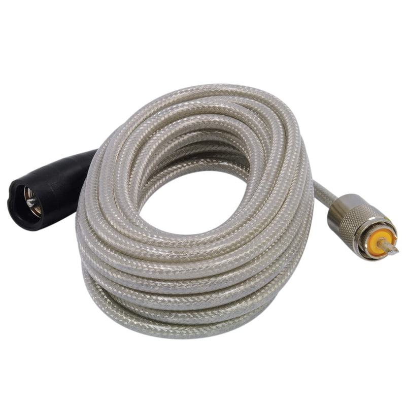 [AUSTRALIA] - Wilson Antennas 305-820 18ft Coax Cable with PL-259 Connectors CB Antenna Mini 8 Cable, Clear 