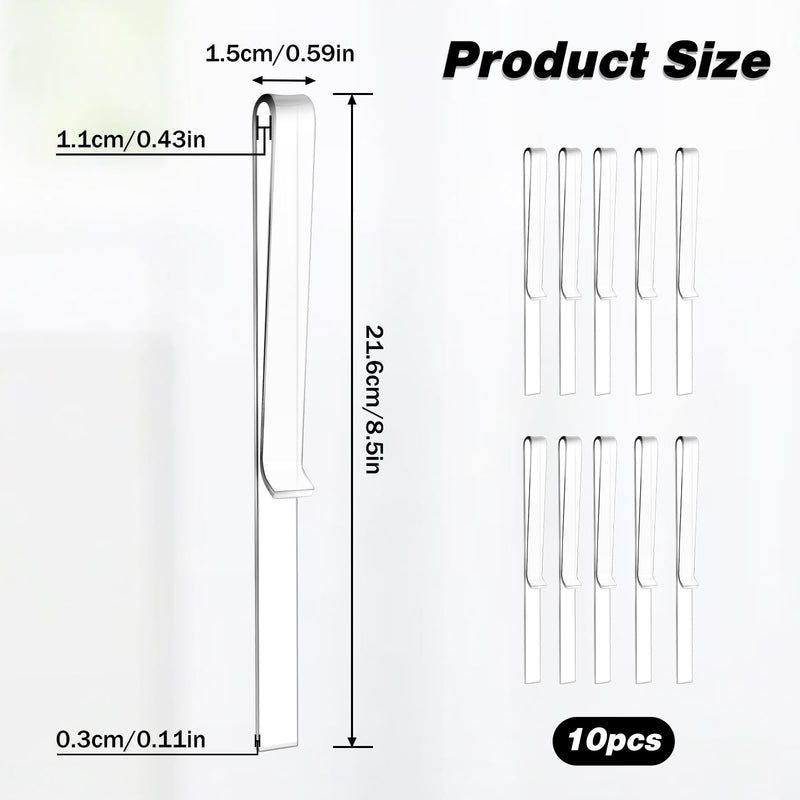 10 Pcs Music Stand Clips, Clear Acrylic Music Book Stand Page Holder Clip Piano Book Holder Clips for Wind for Musician Composer Pianist Outdoor Gig Rehearsal Easy Reading