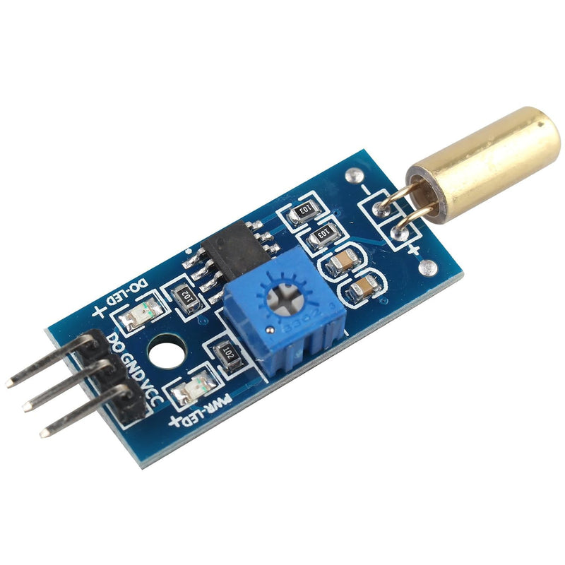 HALJIA 5Pcs SW-520D Angle Sensor Board Tilt Sensor Module High Sensitivity SW520D