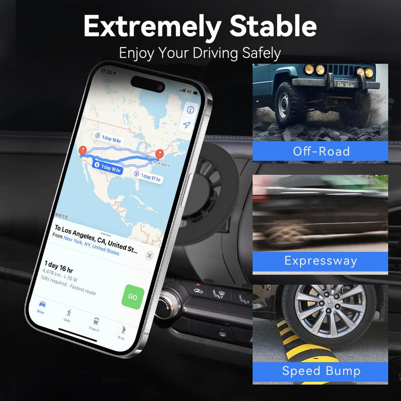 CLEC Fit for Magsafe Car Mount for Mazda CX-30 2026-2020 Car Phone Mount[Strong Magnetic] Magnetic Car Phone Holder for iPhone 17 16 15 14 13 12 Series MagSafe Case All Phones