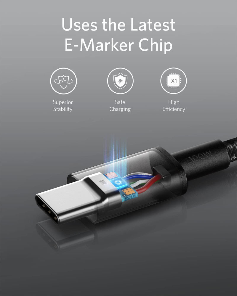 Anker USB C Car Charger with USB C Cable (3.3FT, 2Pack)