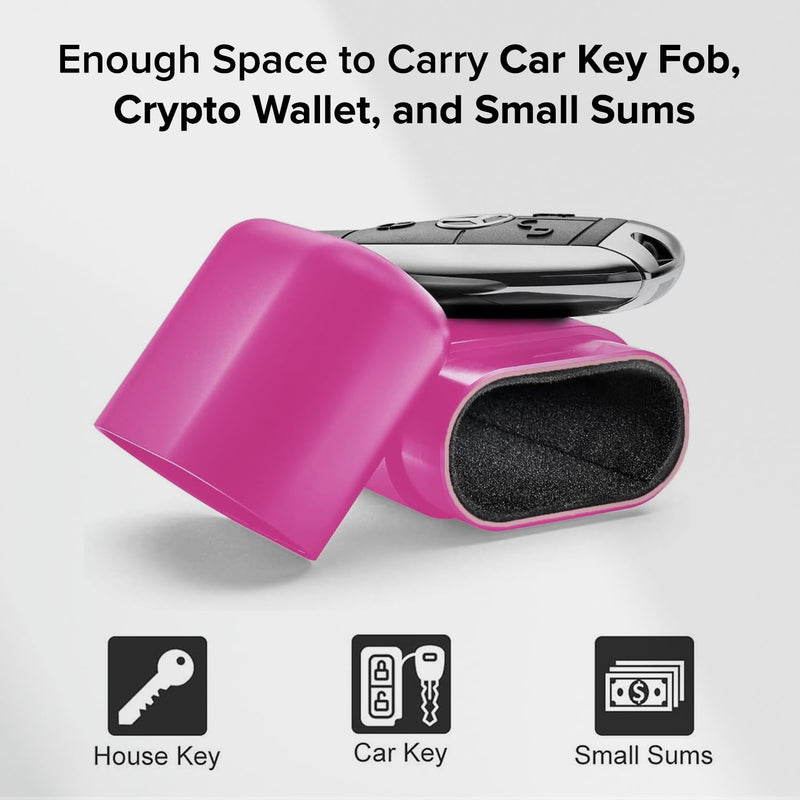 VONETTI Bello Faraday Box for Car Keys - RFID Entry Blocking Key Fob Protector Case - Anti-Theft Key Pouch for Car Keys - Secure Car Accessories Key Holder - Car Key Cover Gift for Men & Women