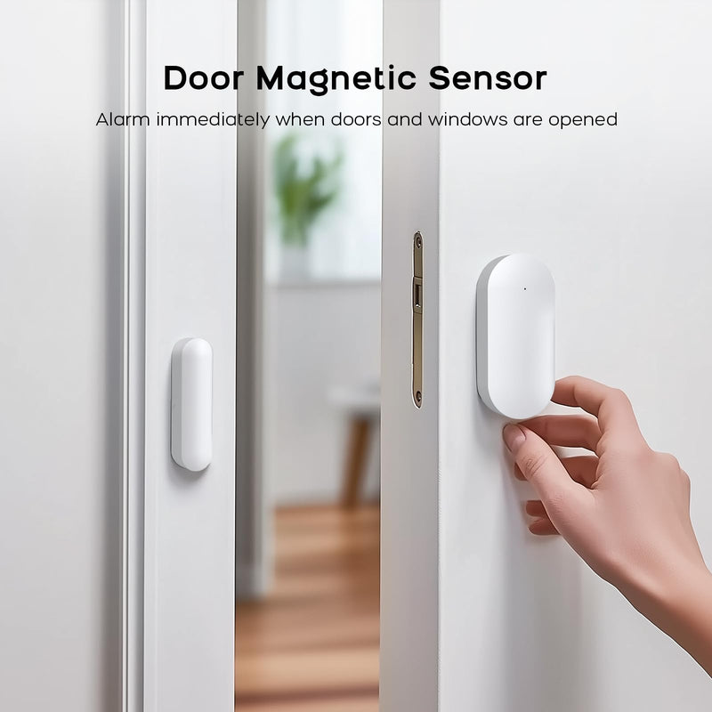 [AUSTRALIA] - PGST Home Security Systems 8-Piece Kit,Alarm System for Home Security,App Alerts,Door Sensors,Motion Detection,WiFi Alarm,Compatible with Alexa,No Subscription,for Home Security and Kids Safety 8-Kits-A 