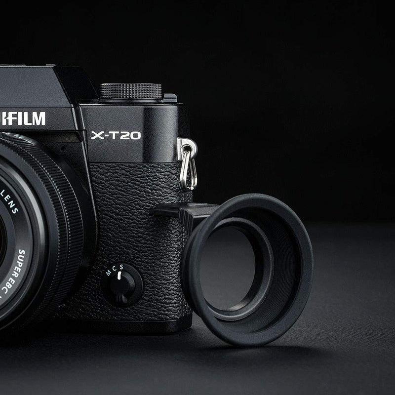 Soft Silicon Camera Viewfinder Eyecup Eyepiece Eyeshade for Fujifilm Fuji X-T30II X-T30 II X-T20 X-T10 Eye Cup Protector Cushion (Hot Shoe Mount Installation) for X-T30II X-T30 X-T20 X-T10