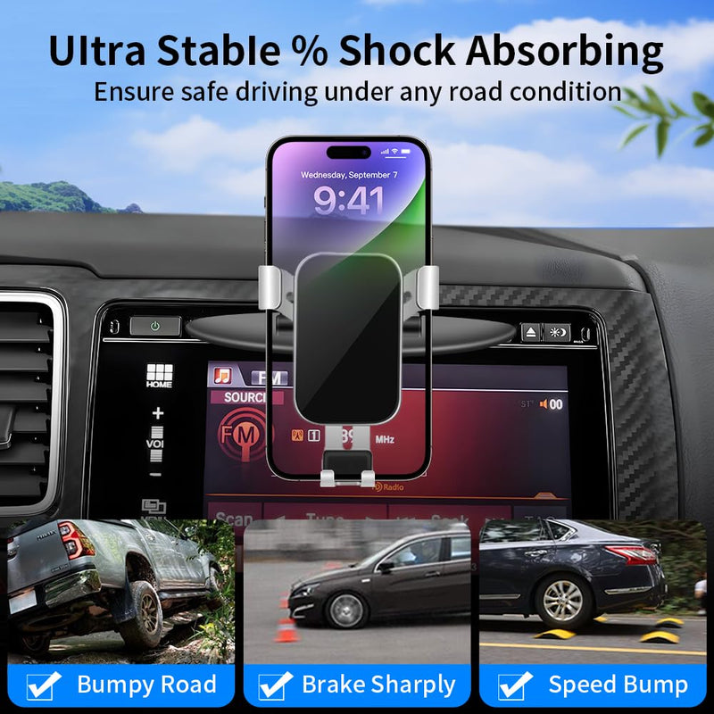 Car CD Slot Phone Mount for Honda Civic 2001-2015，Odyssey 2011-2017，Pilot 2003-2022 Automobile Interior Accessories Best Cellphone Holder Cell Phones Screen Stand Mobile Cradle Dashboard Accessory