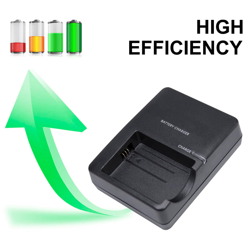 LP-E5 Quick Charger for Canon Battery: LCE5 LC-E5C LC-E5E EOS Compatible Rebel XS XSi T1i EOS 450D 500D 1000D DSLR Kiss X2 Kiss X3 Kiss F Digital SLR Camera（black）