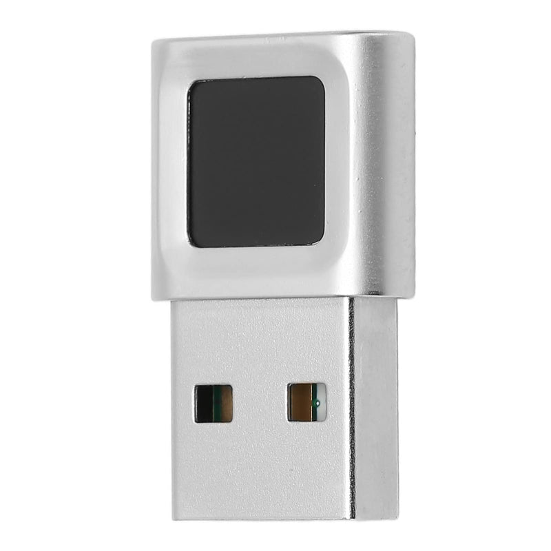 USB Fingerprint Reader Mini Fingerprint Scanner PC Dongle Windows Hello Fingerprint Reader for PC Laptop 360 Degree Touch Speedy Matching Biometric Portable USB Fingerprint Logger for Windows 10/11