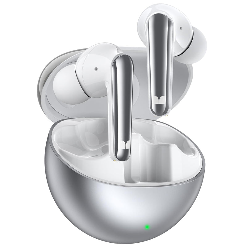 Monster N-Lite 203 AirLinks Wireless Earbuds, Bluetooth 5.3 Headphones HiFi Stereo, Wireless Earphones with 30H Playback, Type-C Charging, HD Clear Call, Touch Control, IPX6 Waterproof in-Ear Earbuds