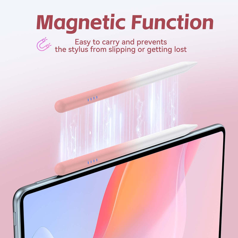 Kenkor Samsung Tablet Pen for Samsung Galaxy Tab A11+/A11/A9+/A9/A8/A7 Lite | Stylus Pen for Android Tablet/Phones, Fast Charge, Compatible with iPhone/Switch/OPPO/XiaoMi/Vivo/Poco X8 Pro, 4 POM Tip Gradient Pink
