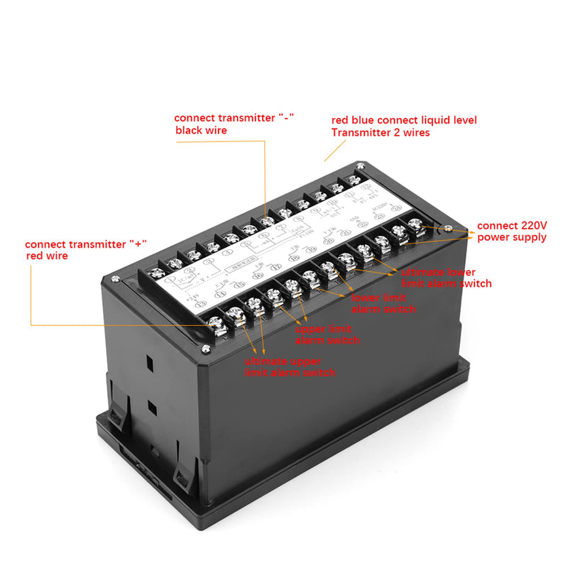 AC220V Liquid Level Indicator Intelligent Pressure Regulator, T80 4-20mA High Precision Light Column Level Indicator, Level Sensor
