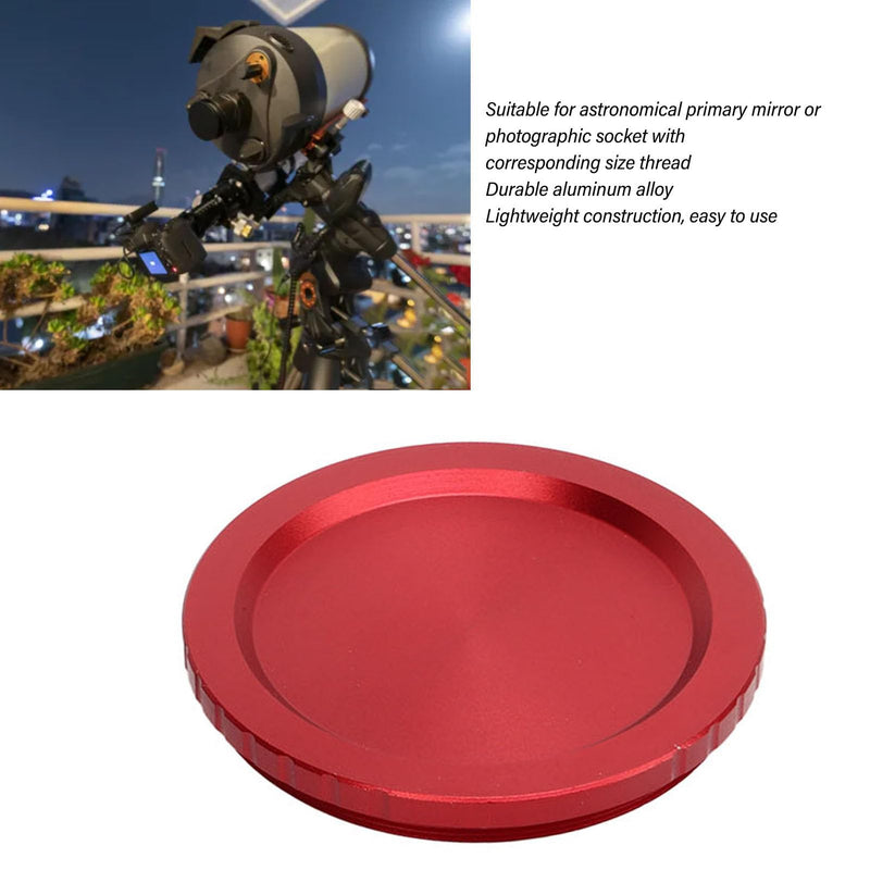 [AUSTRALIA] - Telescope Lens Dust , Aluminum Alloy Lens Cover, Portable Magnifying Mirror Dust Protective Lens for Photographic Socket (M54*0.75) M54*0.75 