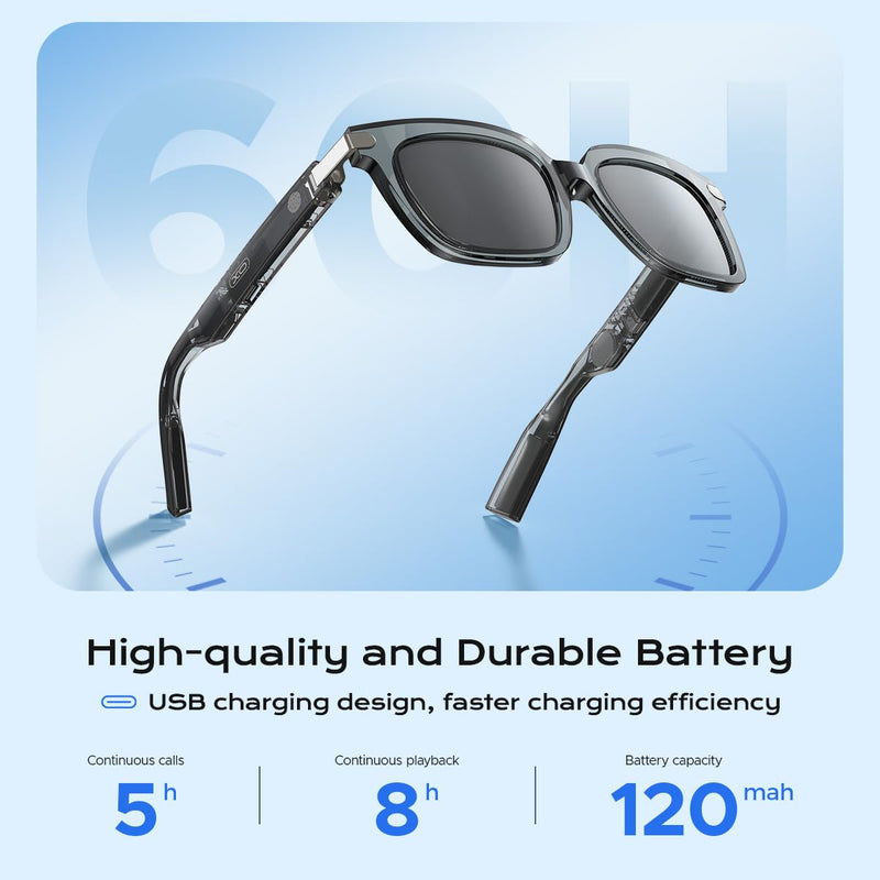 XO Polarized Sunglasses Built-in Mic & Bluetooth Speaker