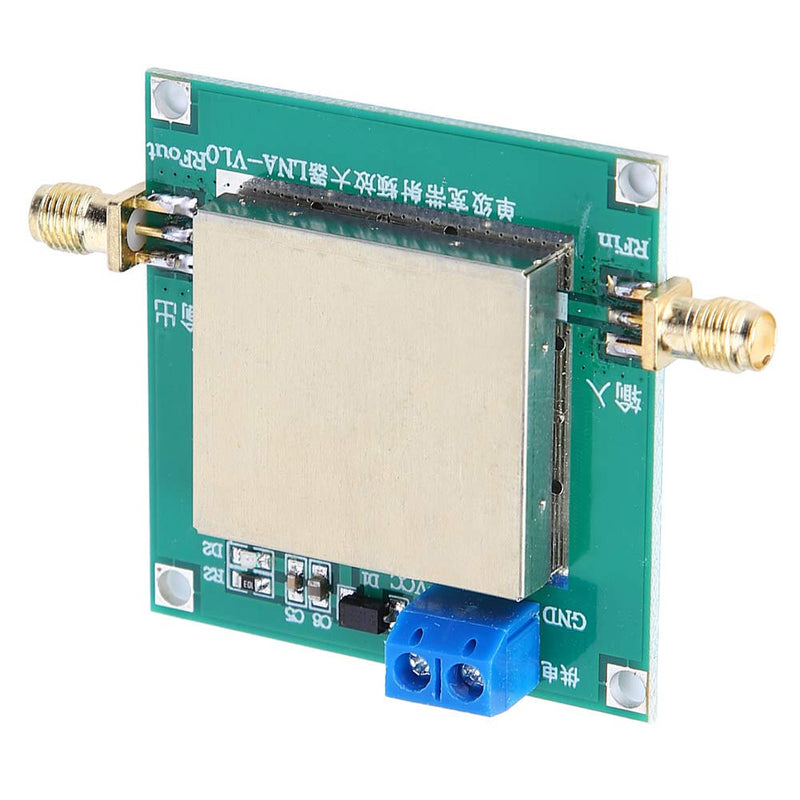 RF Amplifier, Low Noise RF Broadband Amplifier LNA (1-3000MHz Gain:20dB) 12V DC for Shortwave FM Broadcasting Remote Receiver