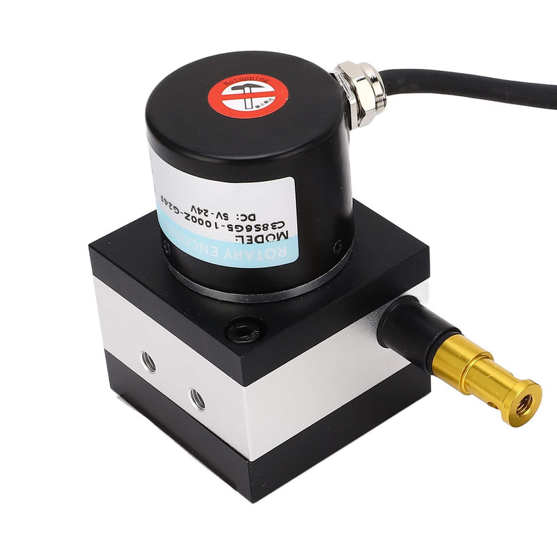 Incremental Cable Encoder, Pulley Encoder, DC8-24V, Linear Path Measurement, Efficient for Cylinders